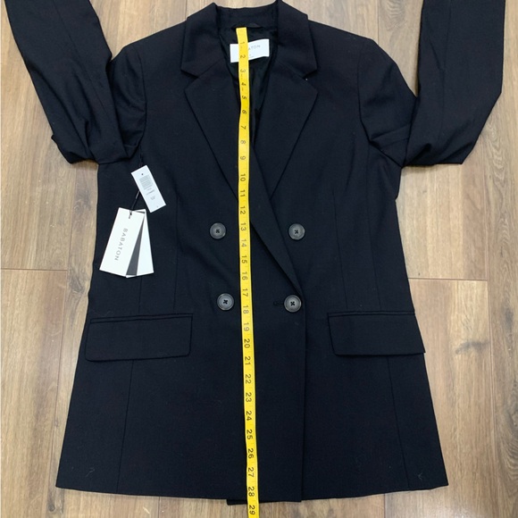Babaton Leonard Black Double-Breasted Blazer size 6 - Picture 15 of 16